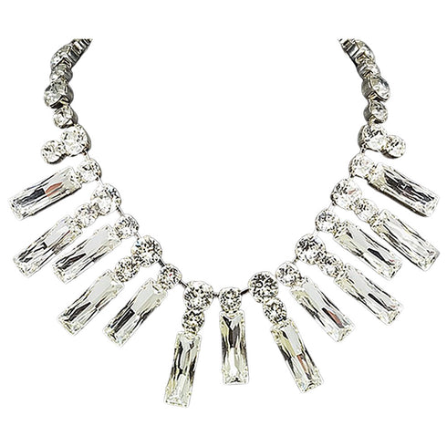 Kaklo papuošalas "Marija Antuanetė" su Swarovski™ kristalais